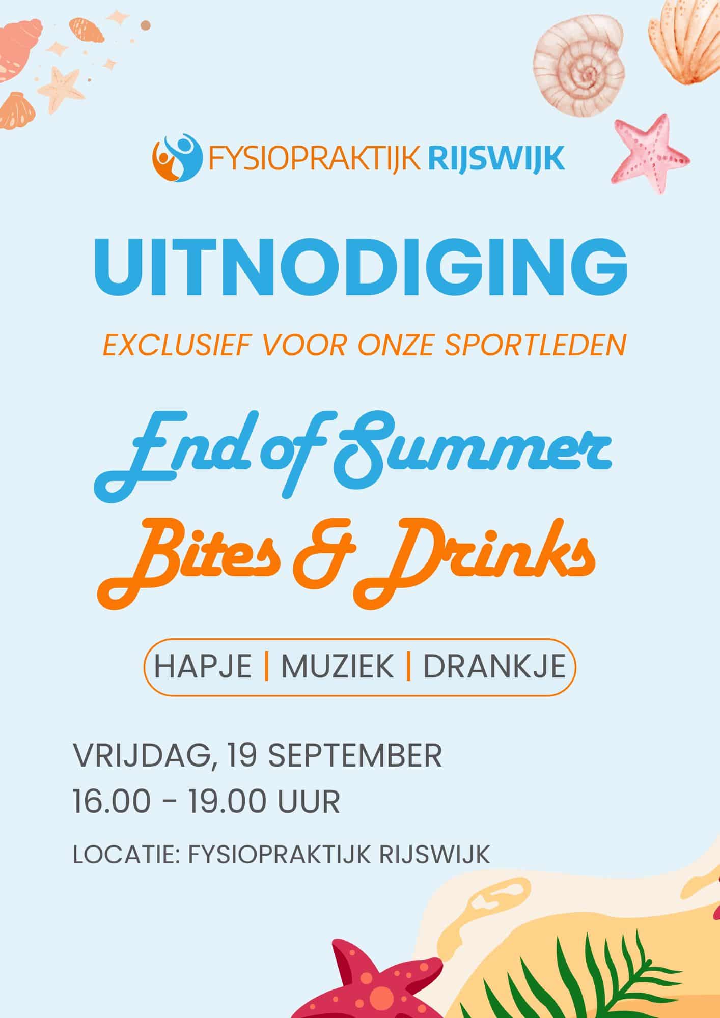 uitnodiging end of summer
