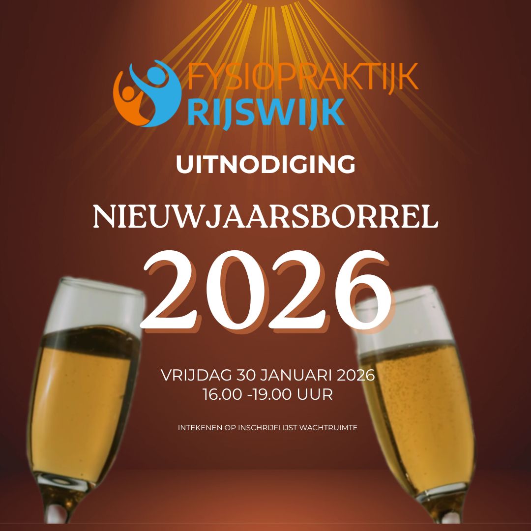 Uitnodiging nieuwjaarsborrel 2026